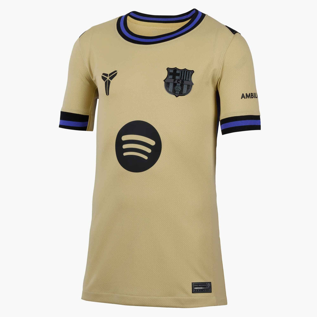 Nike FC Barcelona 2025/26 Big Kids’ Stadium Away Kobe Jersey product image 1, provided for visual reference and product