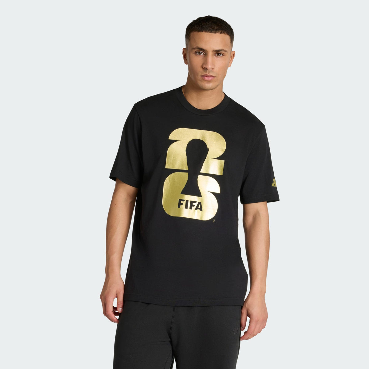 adidas FIFA World Cup 2026 Official Emblem T-Shirt product image 1, provided for visual reference and product detail review