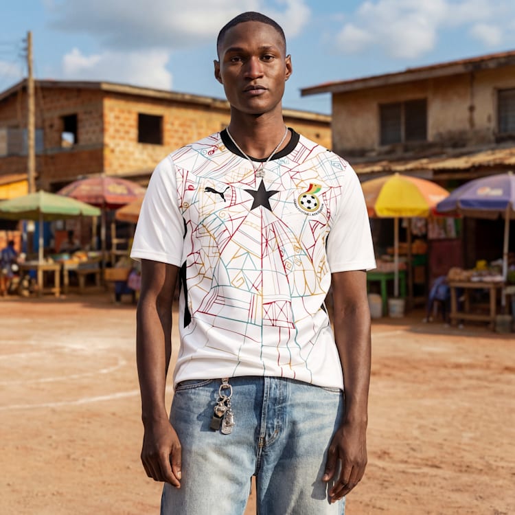 Puma Ghana 26 Home Men Soccer Jersey product image 3, provided for visual reference and product detail review