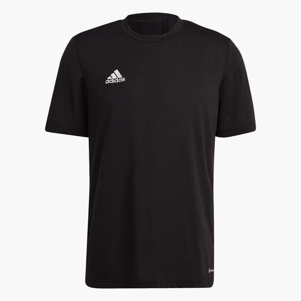 adidas Men Entrada 22 Poly T-Shirt Black product image 1, provided for visual reference and product detail review
