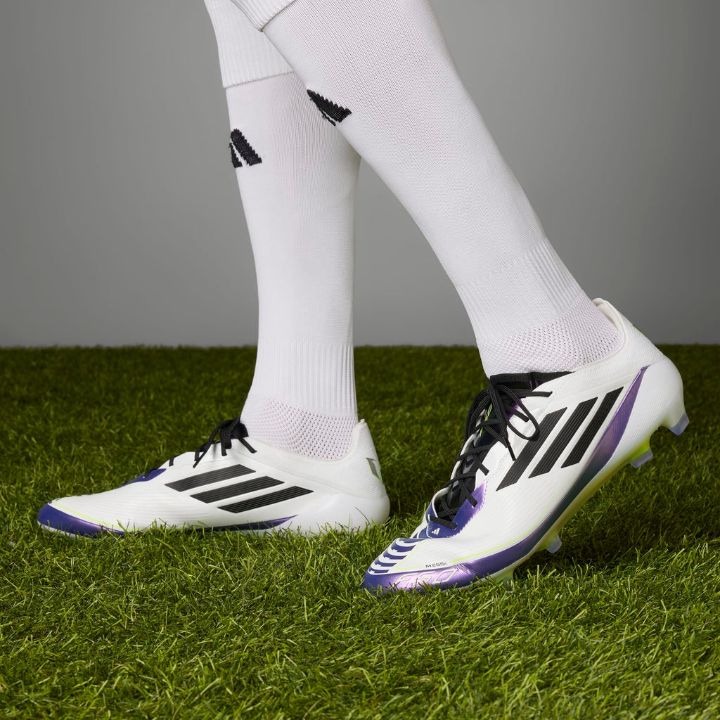adidas F50 Elite Messi Firm Ground Soccer Cleats product image 2, provided for visual reference and product detail review