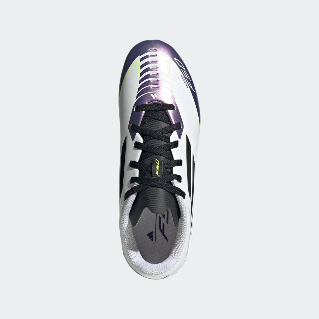 adidas F50 League Messi Firm/Multi-Ground Kids Soccer Cleats product image 2, provided for visual reference and product