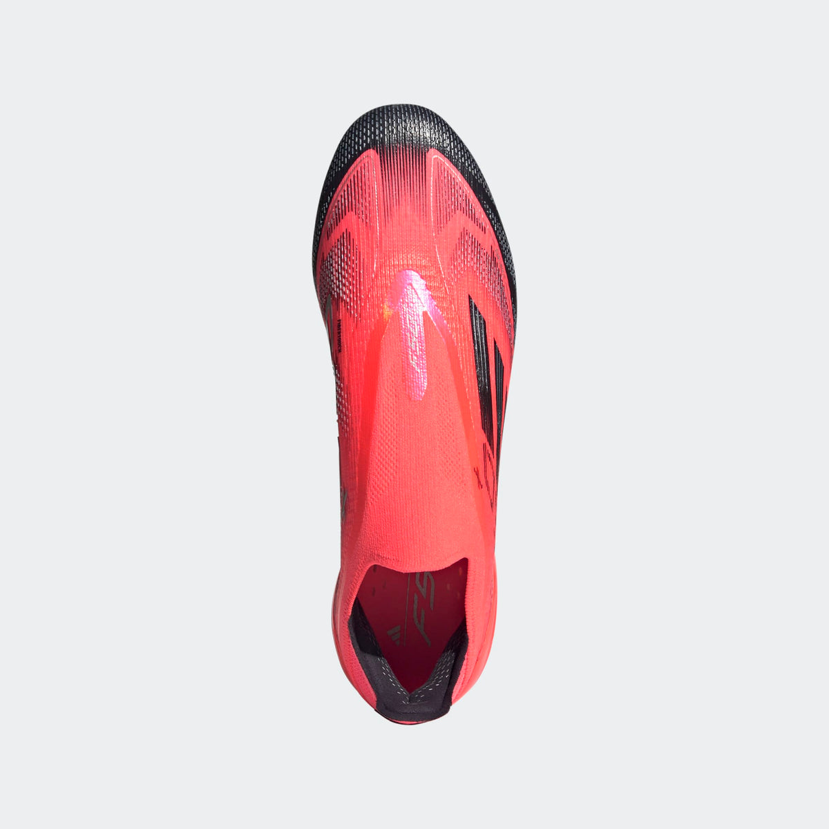 adidas F50+ Firm Ground Soccer Cleats Red/Black product image 5, provided for visual reference and product detail review