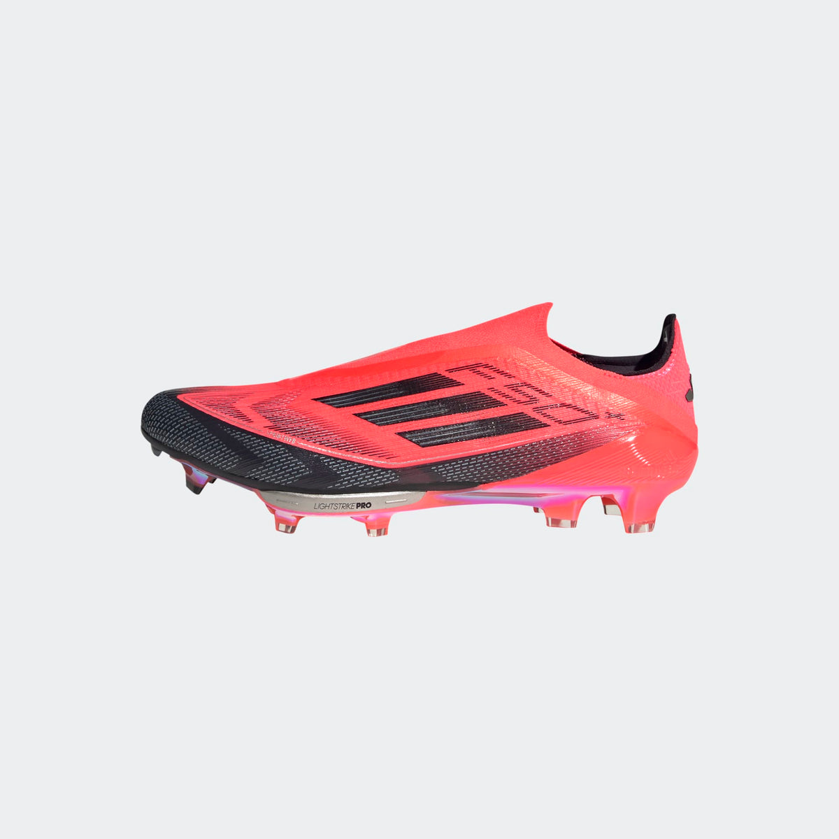 adidas F50+ Firm Ground Soccer Cleats Red/Black product image 15, provided for visual reference and product detail review