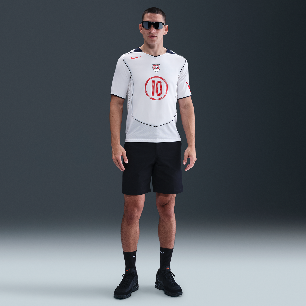 NIKE LANDON DONOVAN USMNT 2004 TOTAL 90 REISSUE Men SOCCER REPLICA JERSEY product image 3, provided for visual reference and