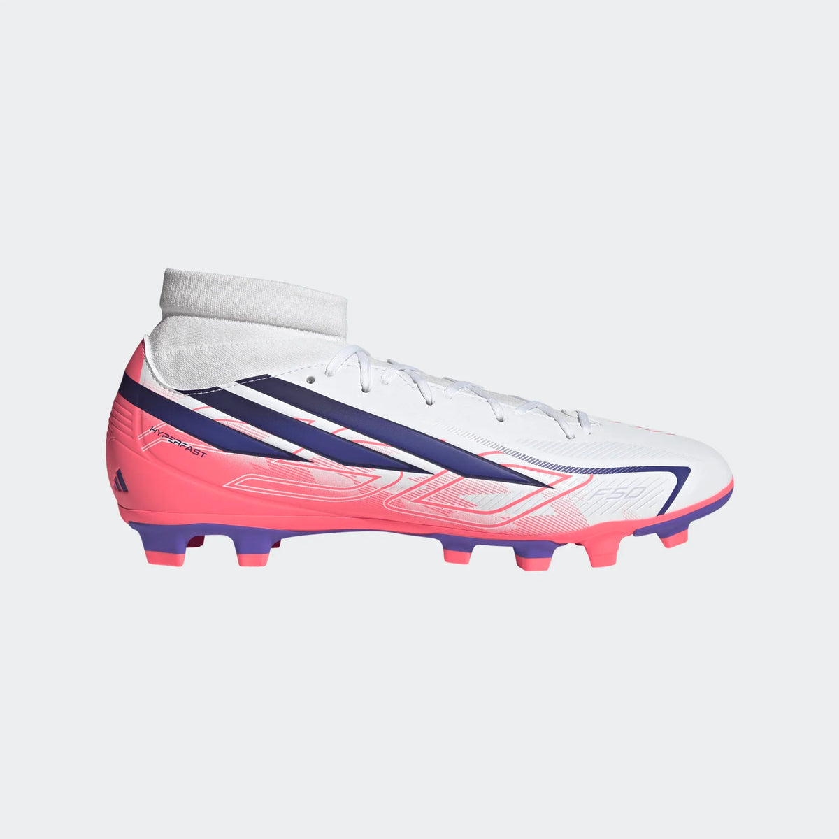 ADIDAS F50 Hyperfast Club Mid Firm Ground / Multi Ground Football Boots product image 1, provided for visual reference and