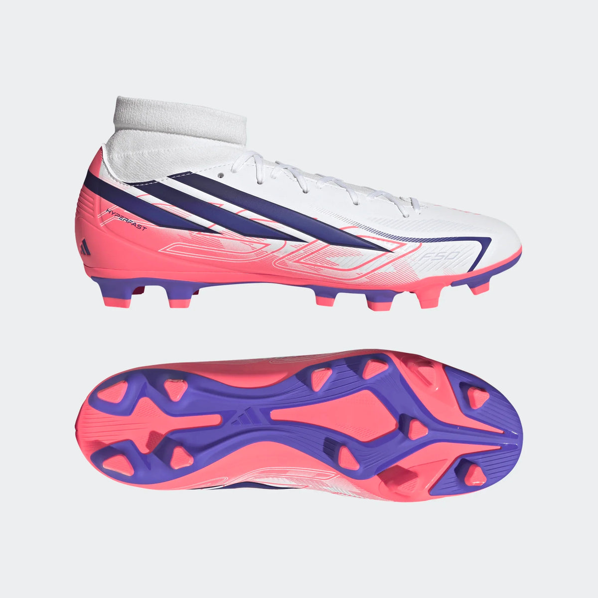 ADIDAS F50 Hyperfast Club Mid Firm Ground / Multi Ground Football Boots product image 3, provided for visual reference and