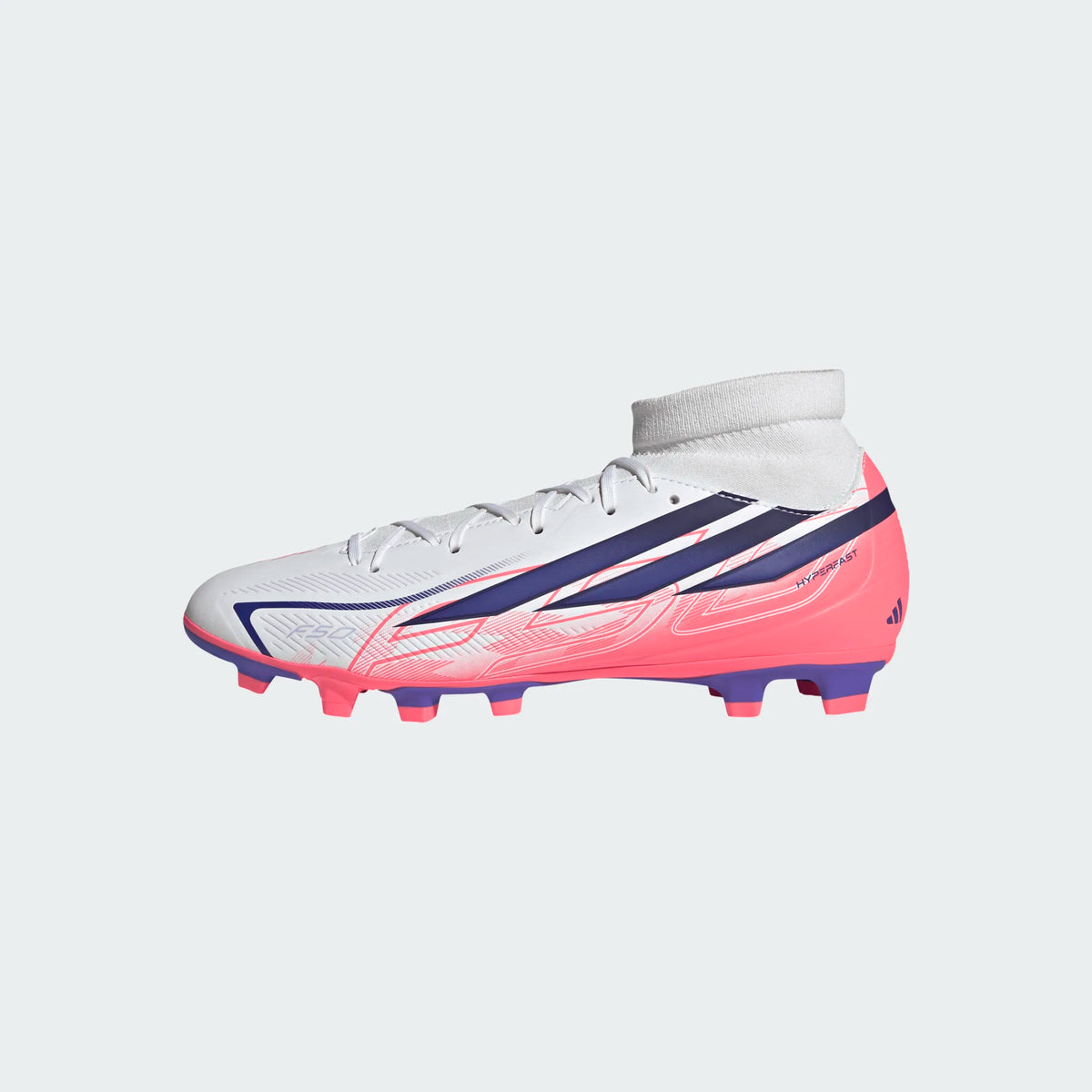 ADIDAS F50 Hyperfast Club Mid Firm Ground / Multi Ground Football Boots product image 2, provided for visual reference and