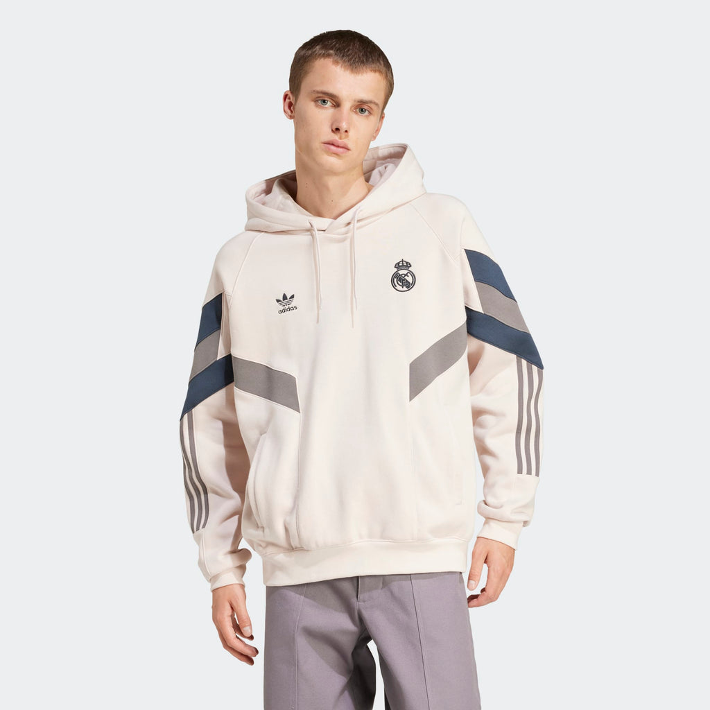 Adidas Real Madrid Men’s Original Retro Hoodie product image 5, provided for visual reference and product detail review