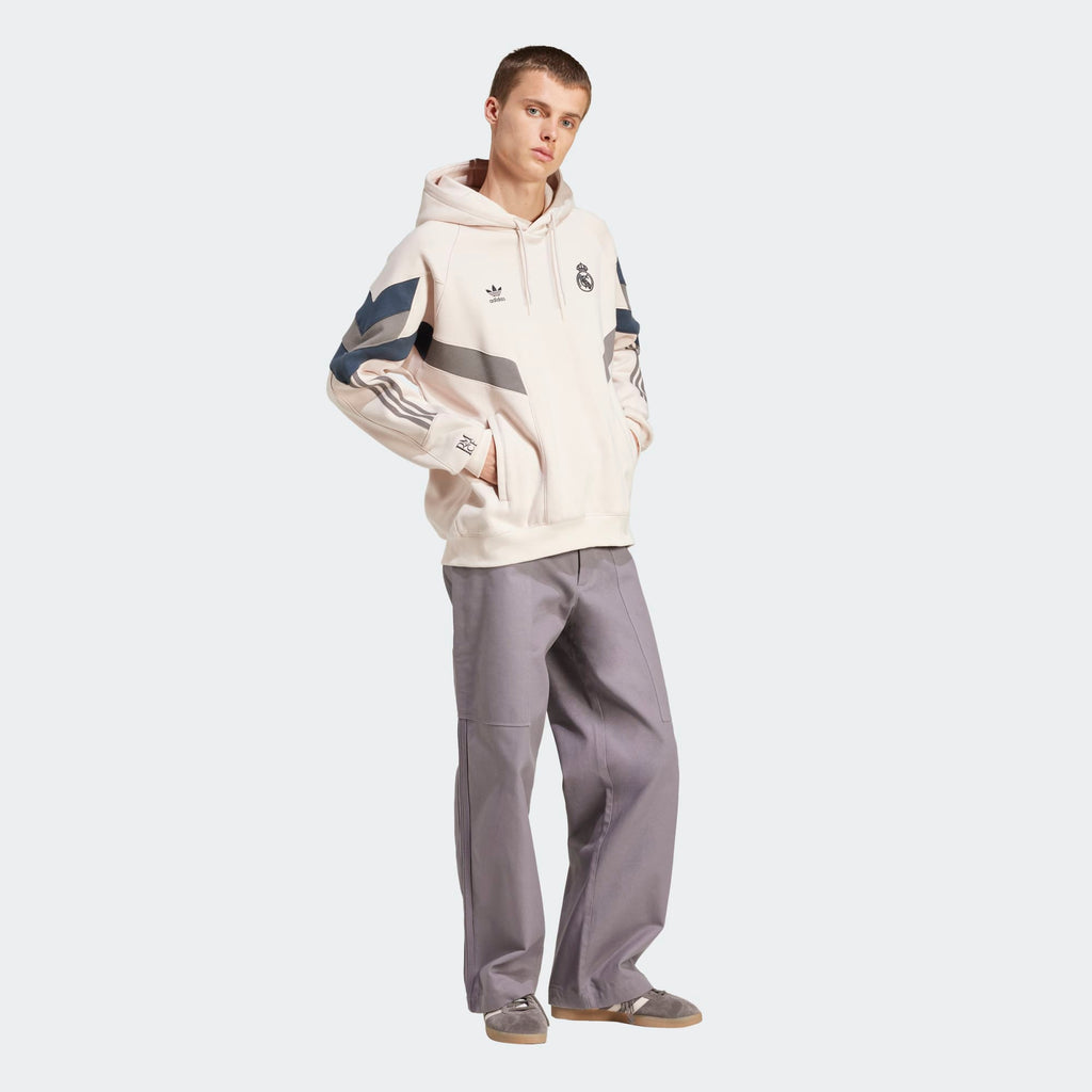 Adidas Real Madrid Men’s Original Retro Hoodie product image 3, provided for visual reference and product detail review