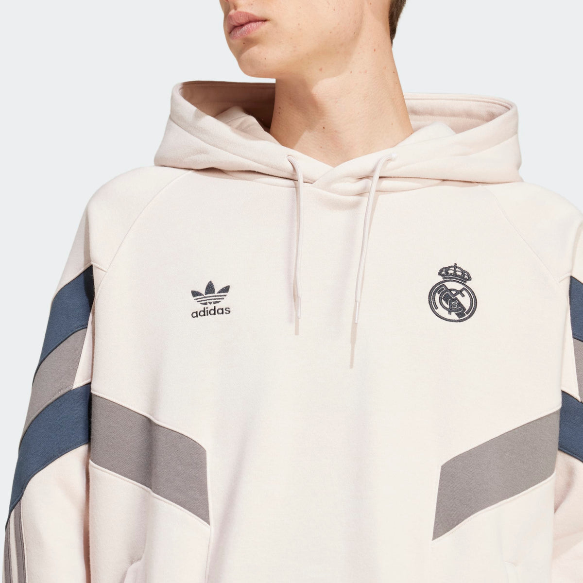 Adidas Real Madrid Men’s Original Retro Hoodie product image 2, provided for visual reference and product detail review