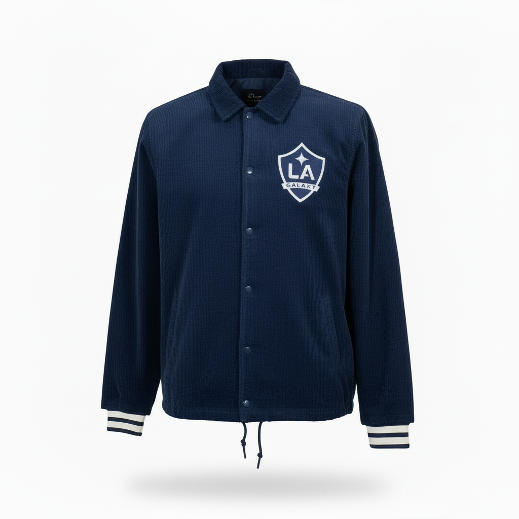 Mitchell and Ness LA GALAXY CORDUROY COACHES JACKET product image 1, provided for visual reference and product detail review