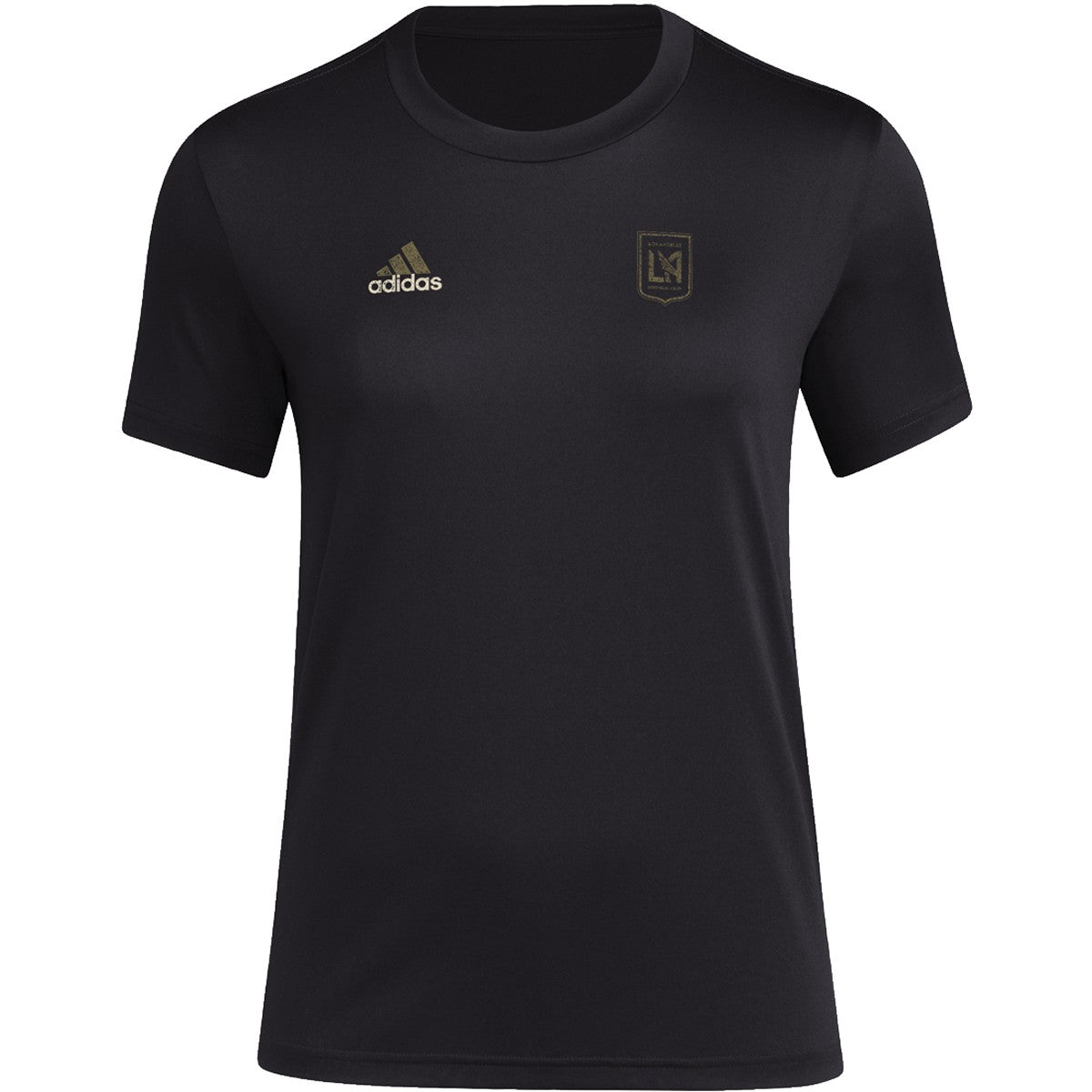 adidas LAFC Pregame Women T-Shirt product image 1, provided for visual reference and product detail review