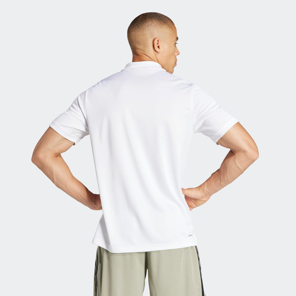 adidas Train Essentials Training Polo Shirt product image 3, provided for visual reference and product detail review