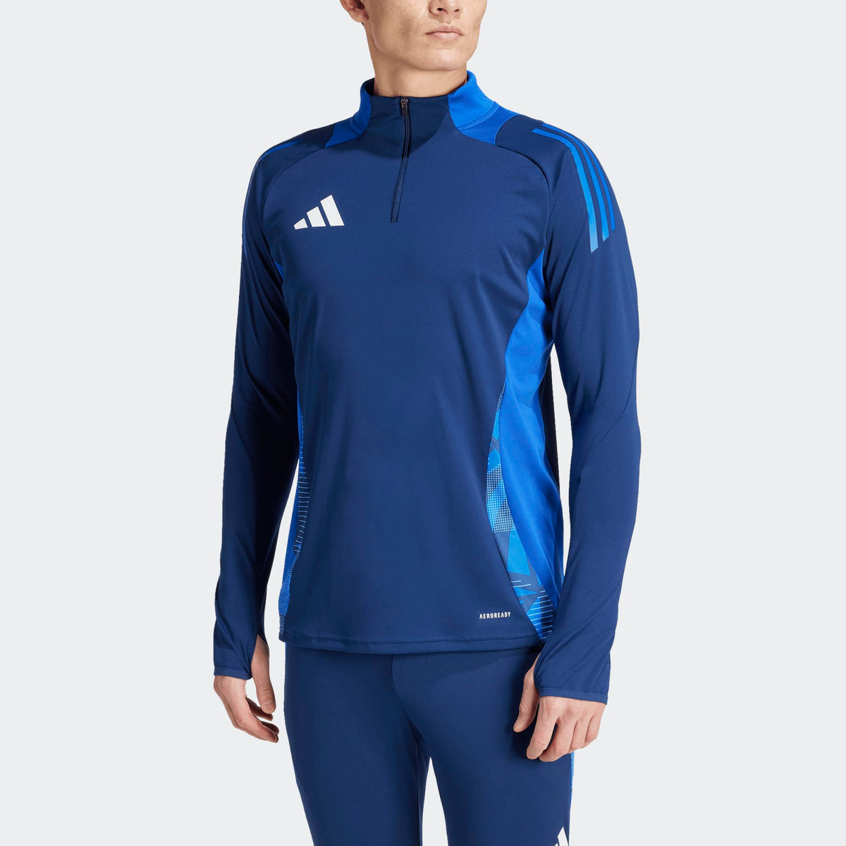 adidas Tiro 24 Men Comp Training Top Navy product image 1, provided for visual reference and product detail review