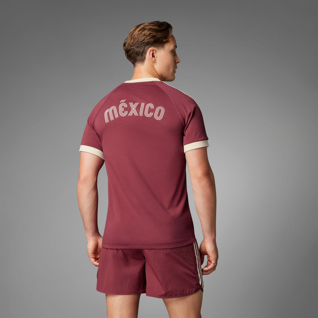 adidas Mexico Adicolor 3-Stripe Men T-Shirt product image 2, provided for visual reference and product detail review
