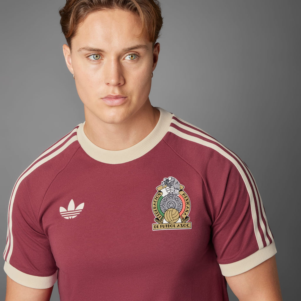 adidas Mexico Adicolor 3-Stripe Men T-Shirt product image 3, provided for visual reference and product detail review
