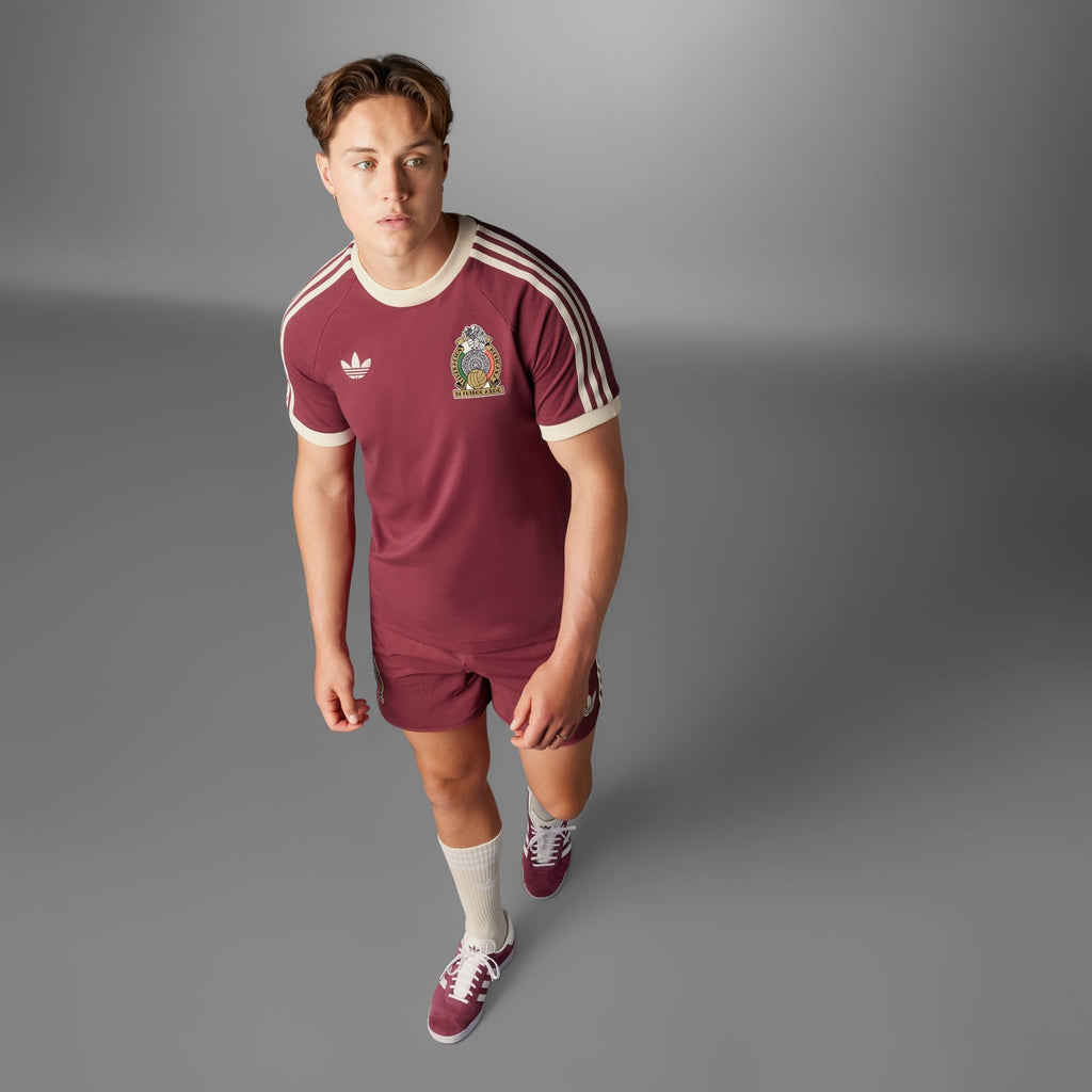 adidas Mexico Adicolor 3-Stripe Men T-Shirt product image 4, provided for visual reference and product detail review
