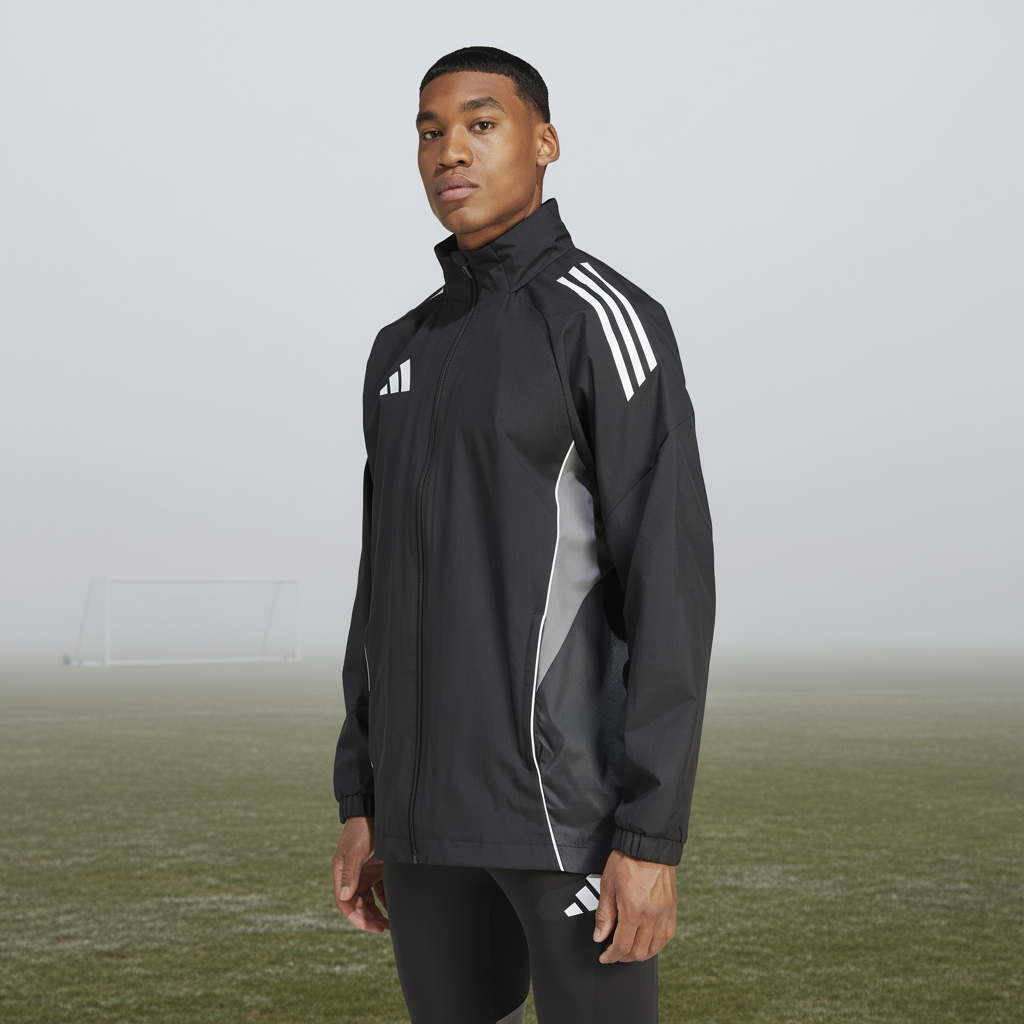 adidas Tiro 25 Competition All-weather Jacket Black product image 5, provided for visual reference and product detail review
