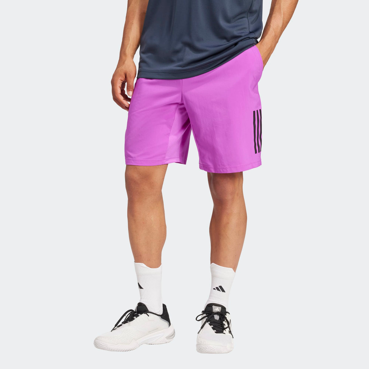adidas Club 3 Stripe Short product image 2, provided for visual reference and product detail review