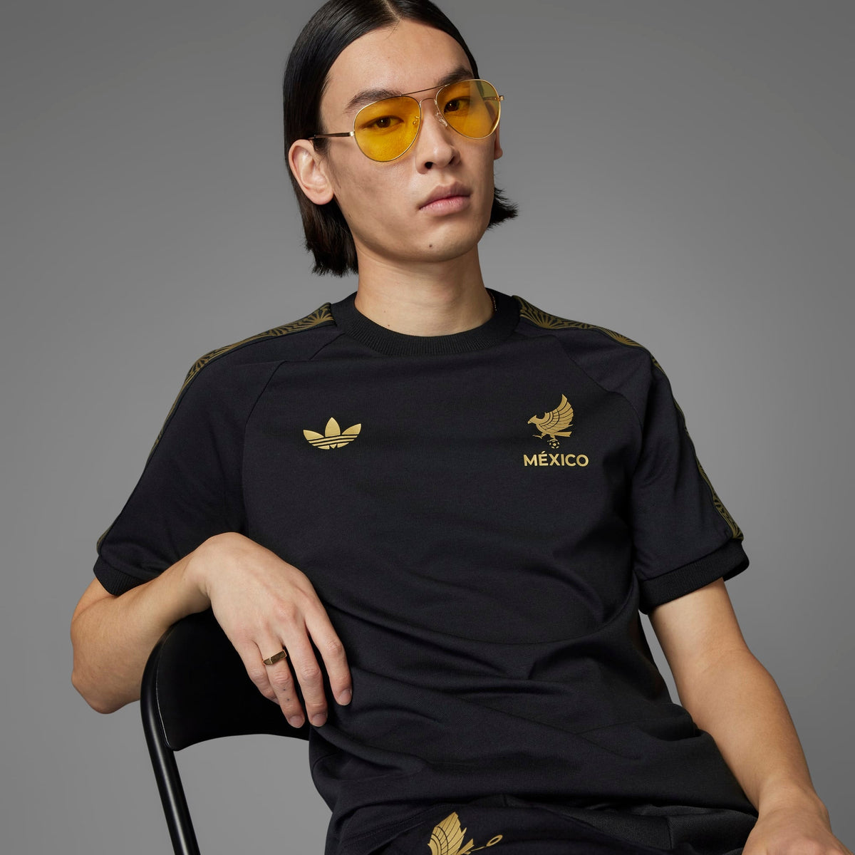 adidas Mexico De Oro Men T-Shirt product image 4, provided for visual reference and product detail review