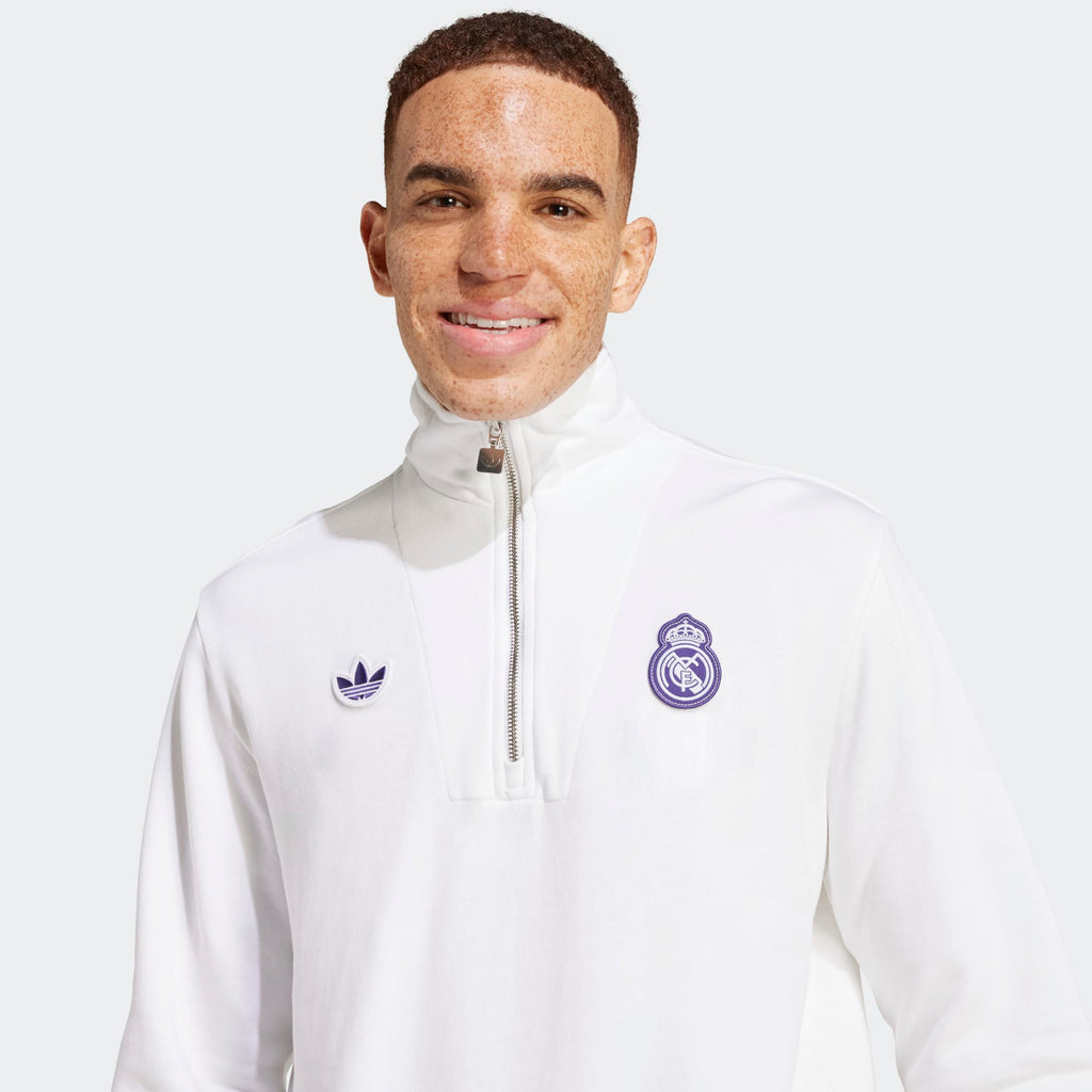 adidas Real Madrid Icon Half Zip Top product image 6, provided for visual reference and product detail review