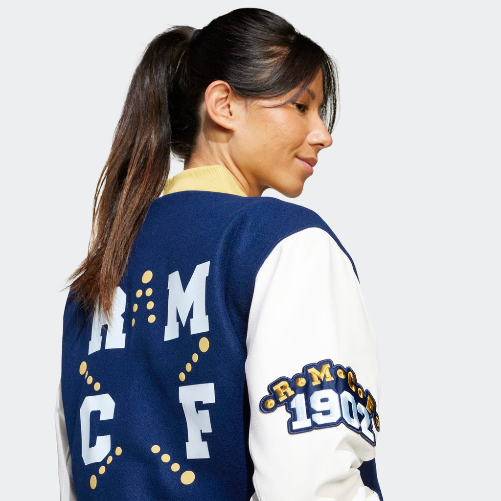 adidas Real Madrid 2025 Varsity Jacket – Unisex product image 6, provided for visual reference and product detail review