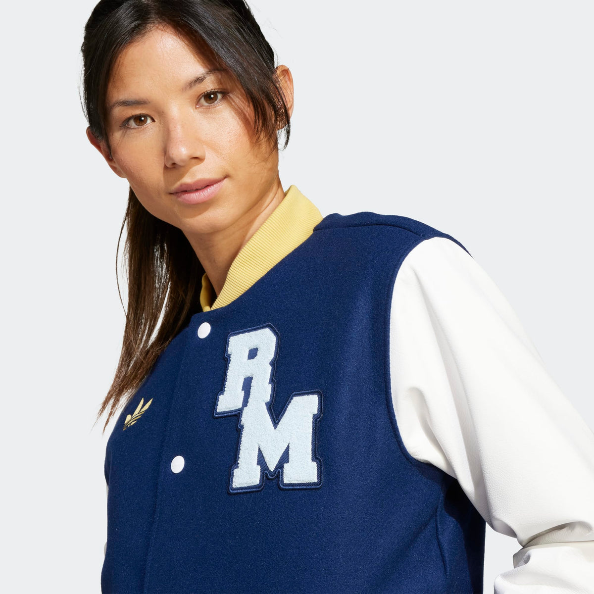 adidas Real Madrid 2025 Varsity Jacket – Unisex product image 7, provided for visual reference and product detail review