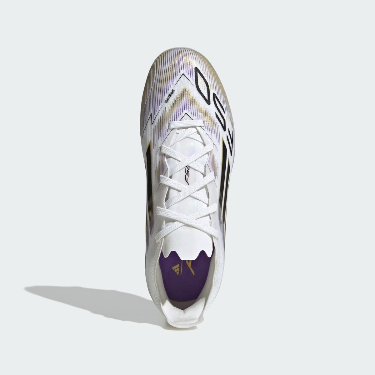 adidas F50 Elite Firm Ground Kids Soccer Cleats product image 3, provided for visual reference and product detail review