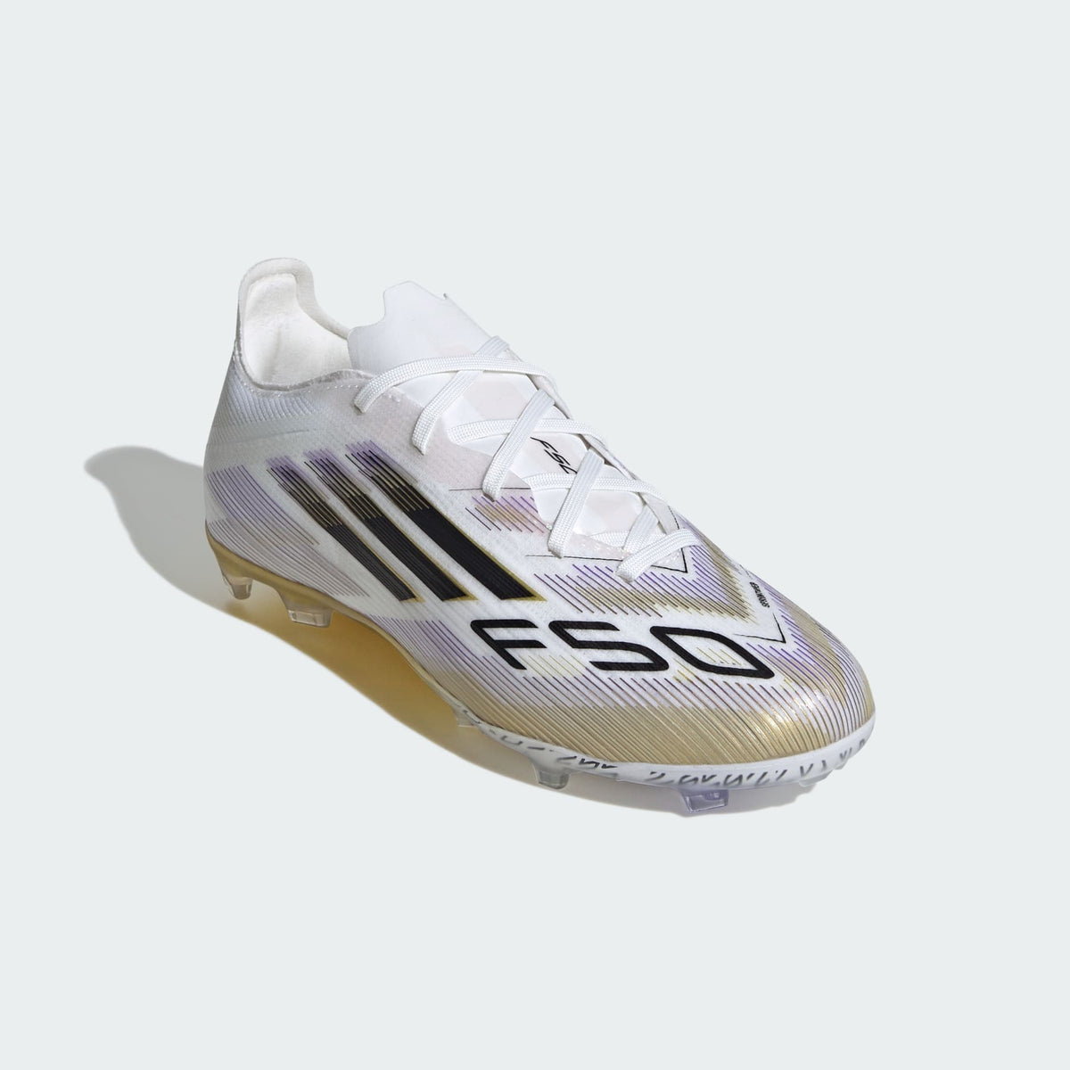 adidas F50 Elite Firm Ground Kids Soccer Cleats product image 5, provided for visual reference and product detail review
