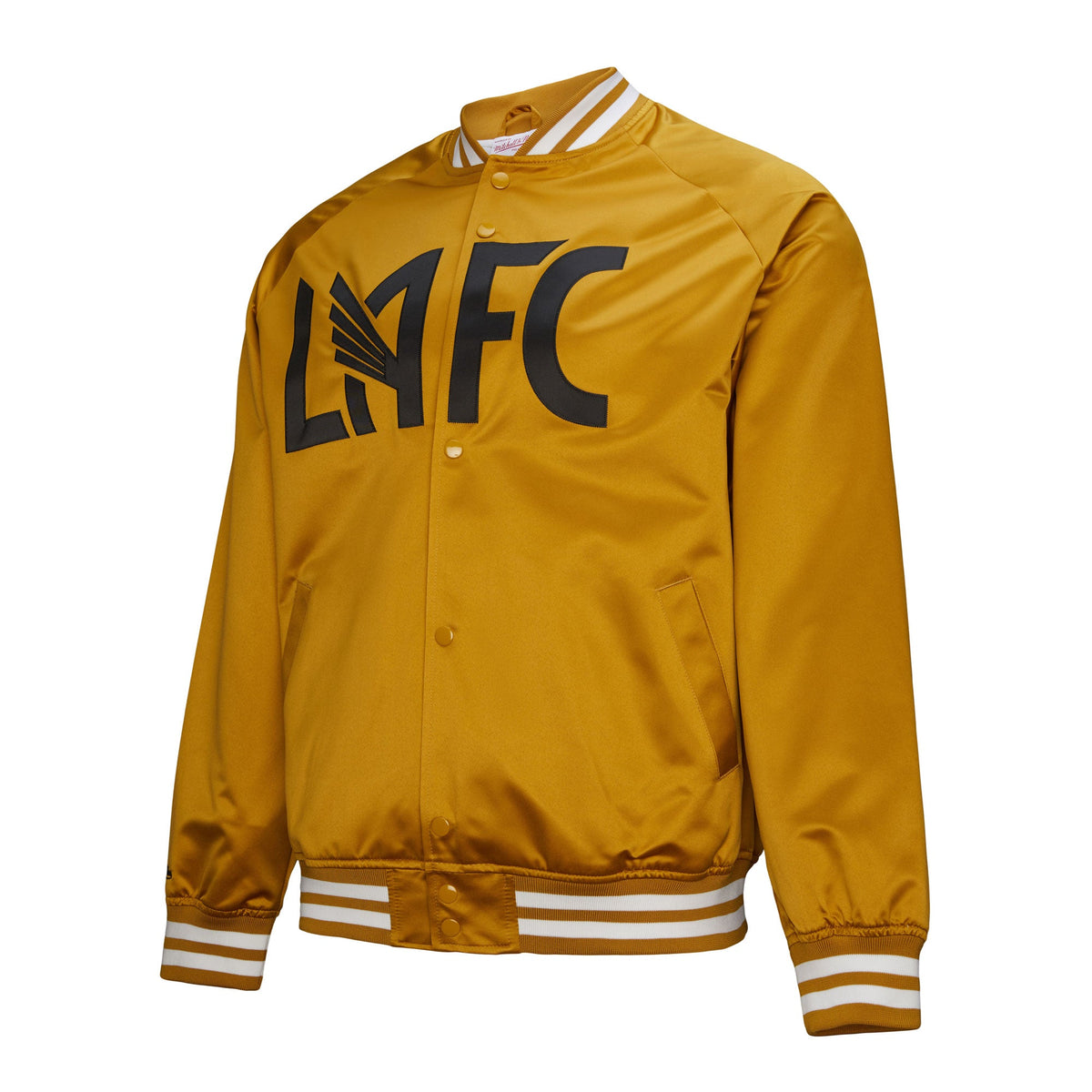 Mitchell and Ness LAFC Men Satin Jacket product image 1, provided for visual reference and product detail review