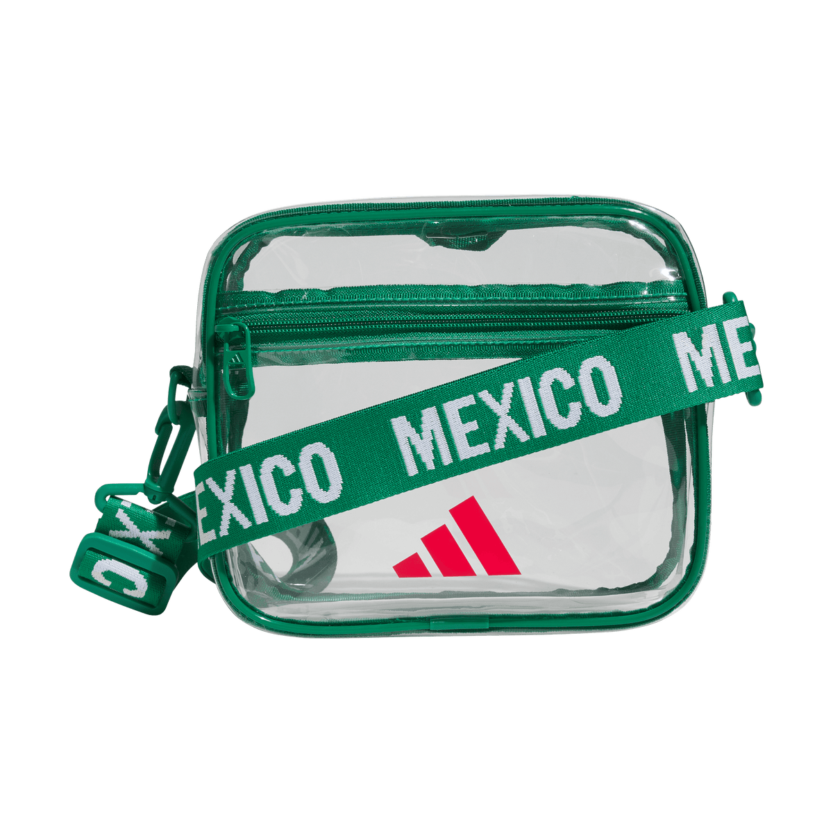 adidas Mexico Clear Crossbody Bag product image 1, provided for visual reference and product detail review