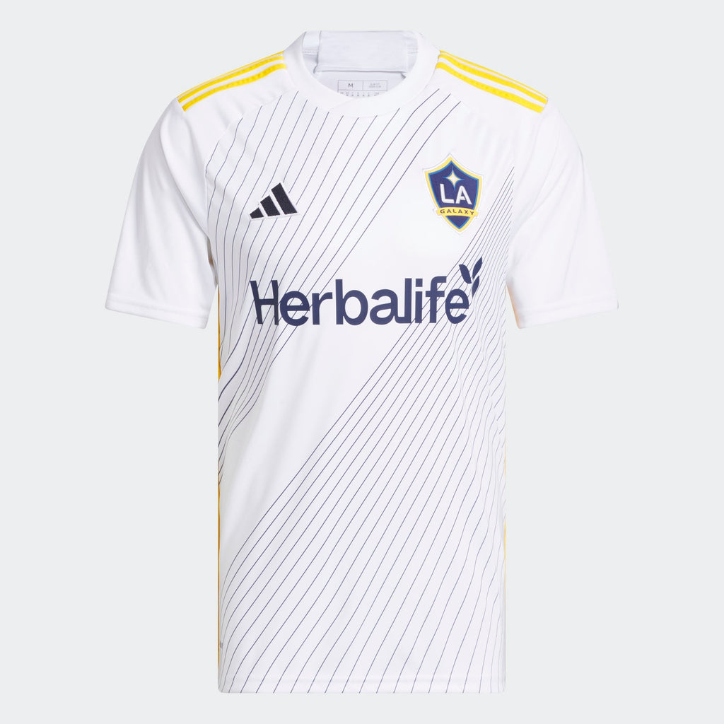 adidas LA Galaxy 24-25 Home Stadium Jersey - Men product image 6, provided for visual reference and product detail review