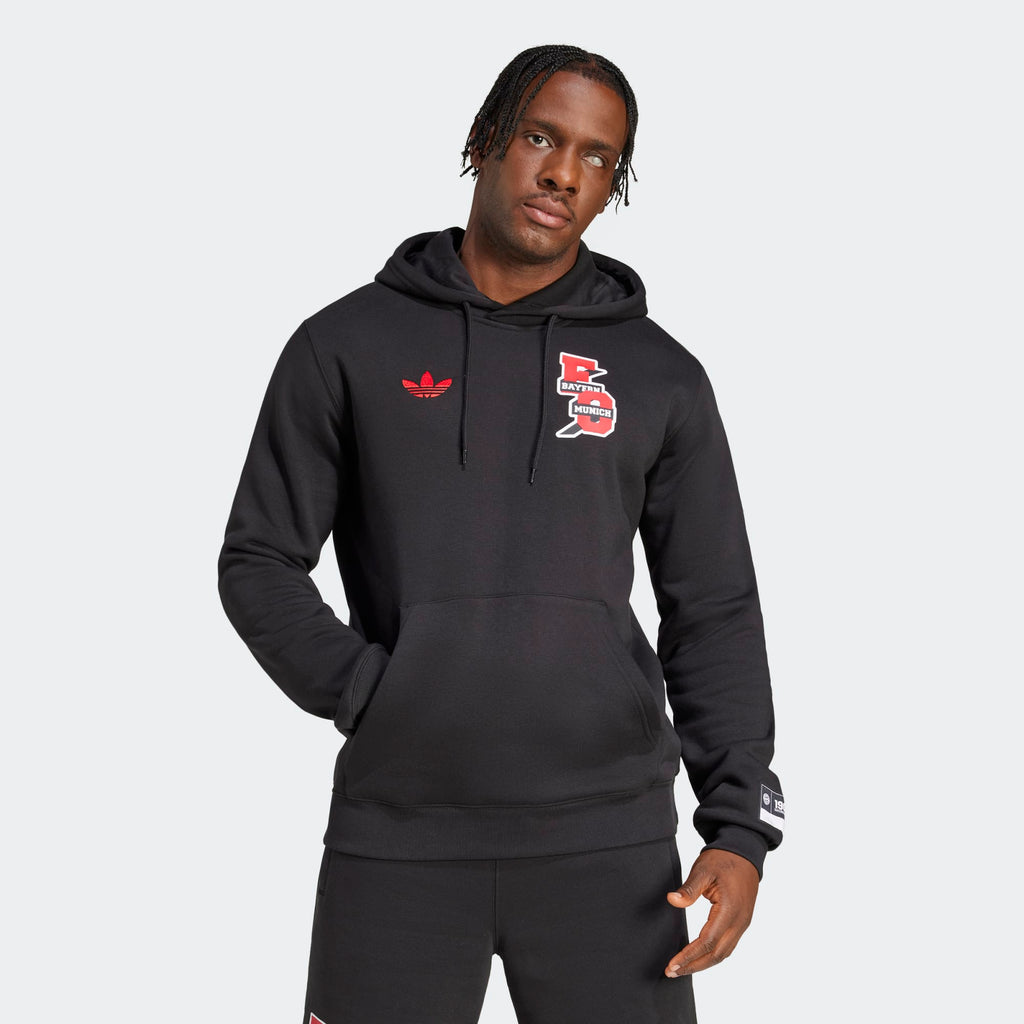 adidas FC Bayern Munich VRCT Hoodie product image 1, provided for visual reference and product detail review
