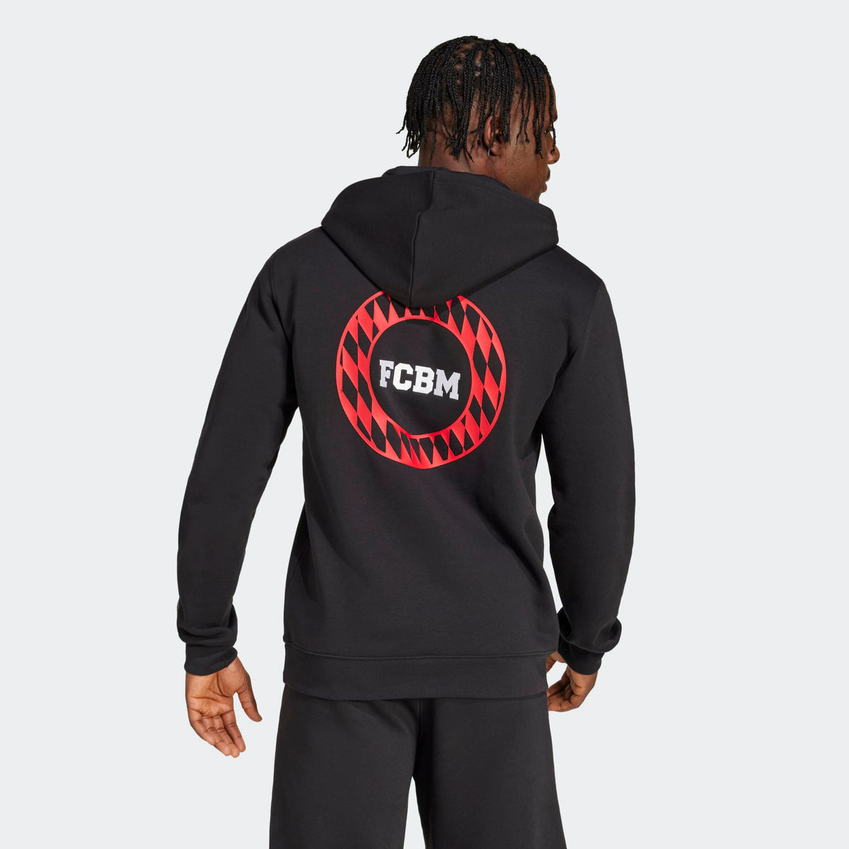 adidas FC Bayern Munich VRCT Hoodie product image 2, provided for visual reference and product detail review