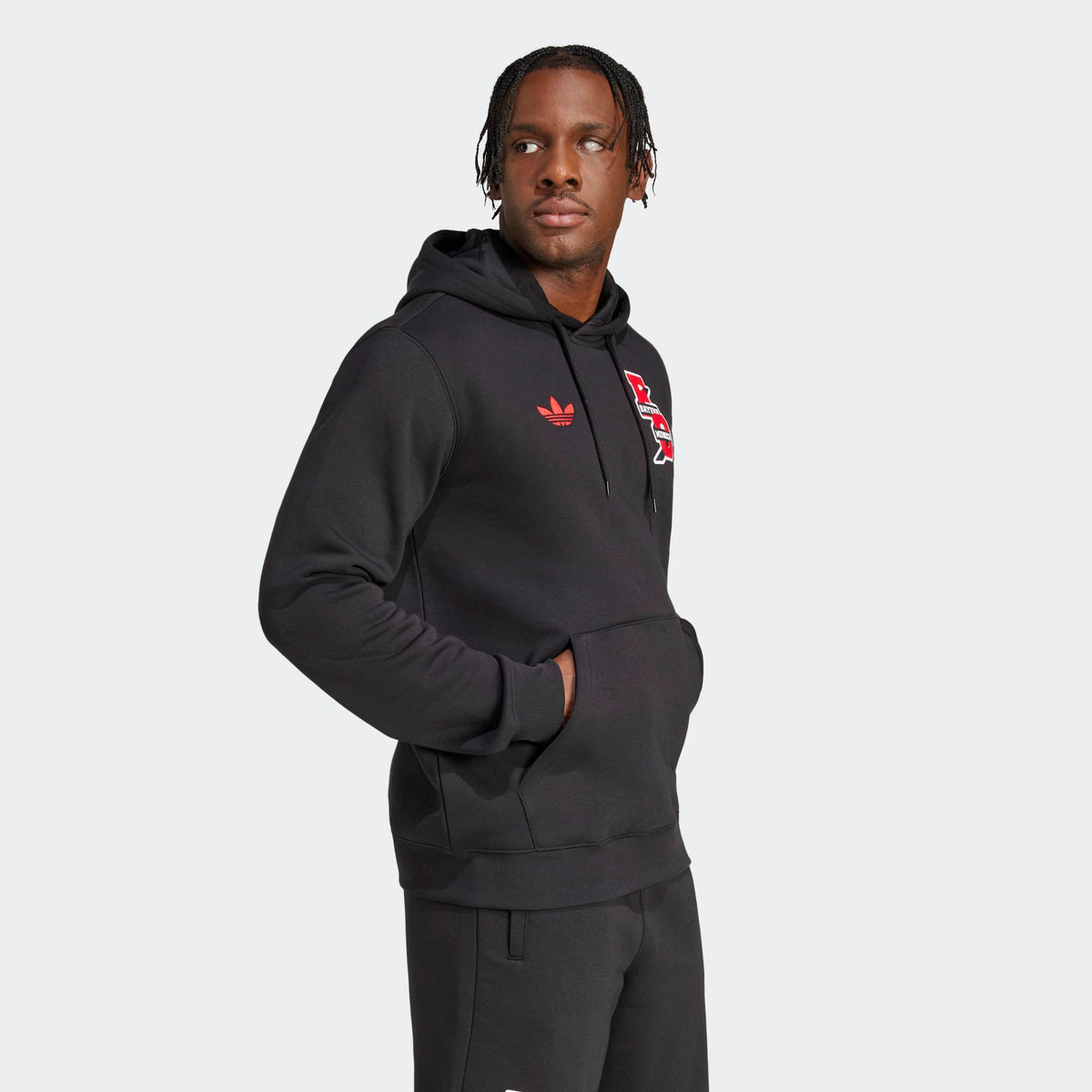 adidas FC Bayern Munich VRCT Hoodie product image 3, provided for visual reference and product detail review