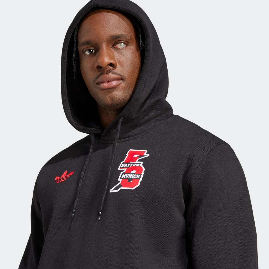 adidas FC Bayern Munich VRCT Hoodie product image 5, provided for visual reference and product detail review