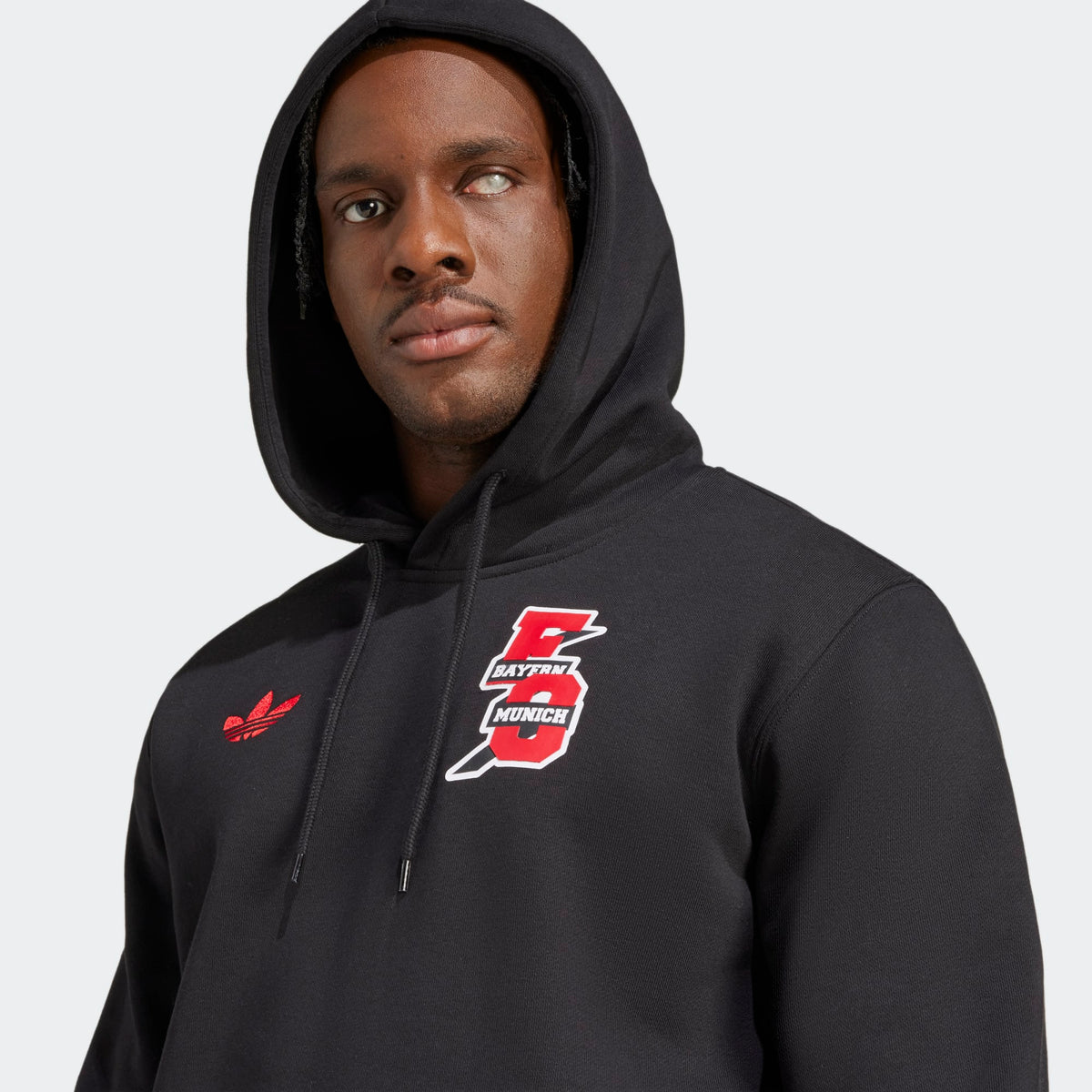adidas FC Bayern Munich VRCT Hoodie product image 5, provided for visual reference and product detail review