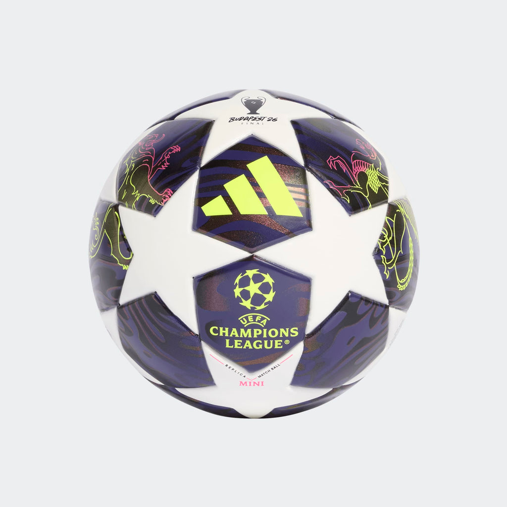 adidas UEFA CHAMPIONS LEAGUE 25/26 FINAL MINI BALL product image 1, provided for visual reference and product detail review