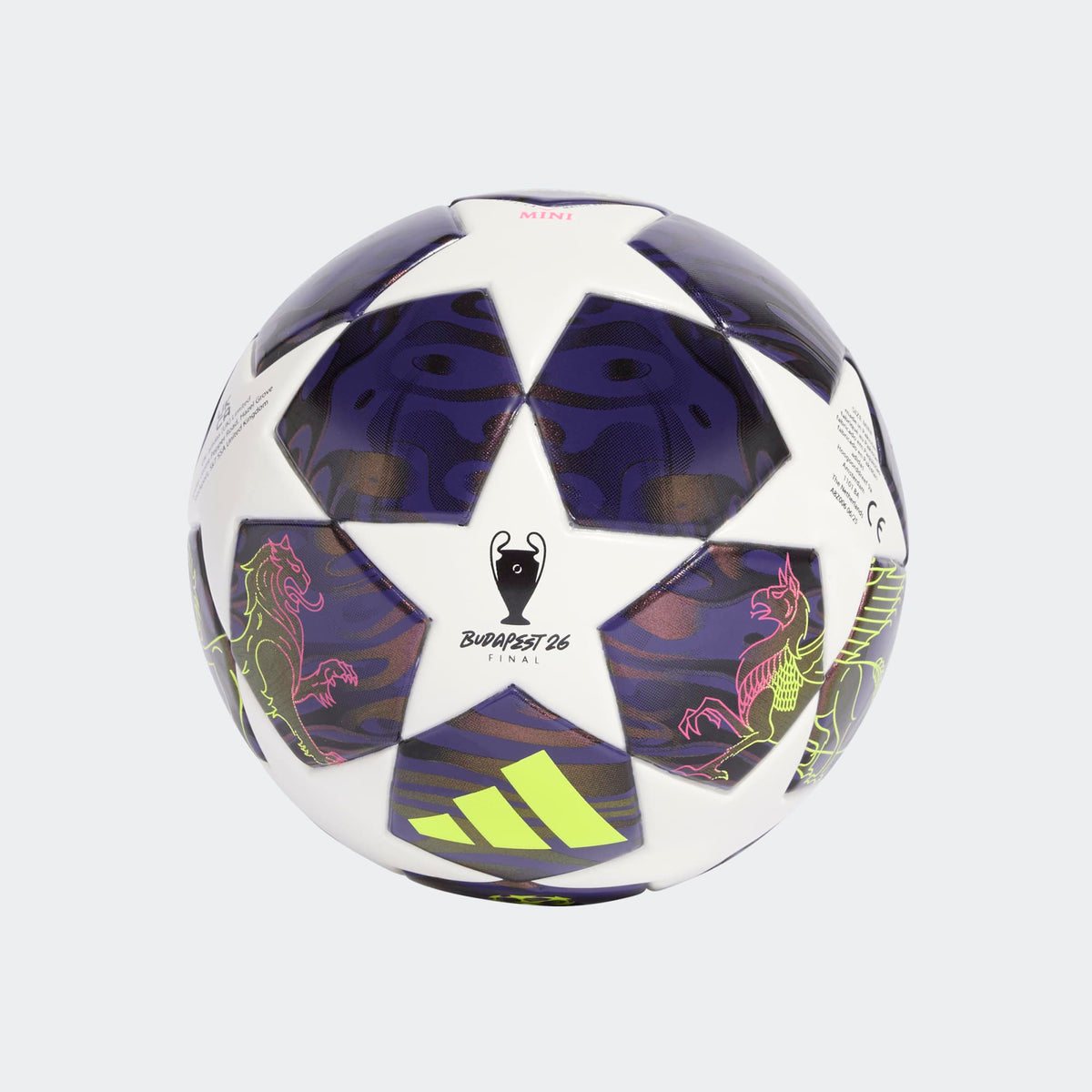 adidas UEFA CHAMPIONS LEAGUE 25/26 FINAL MINI BALL product image 4, provided for visual reference and product detail review
