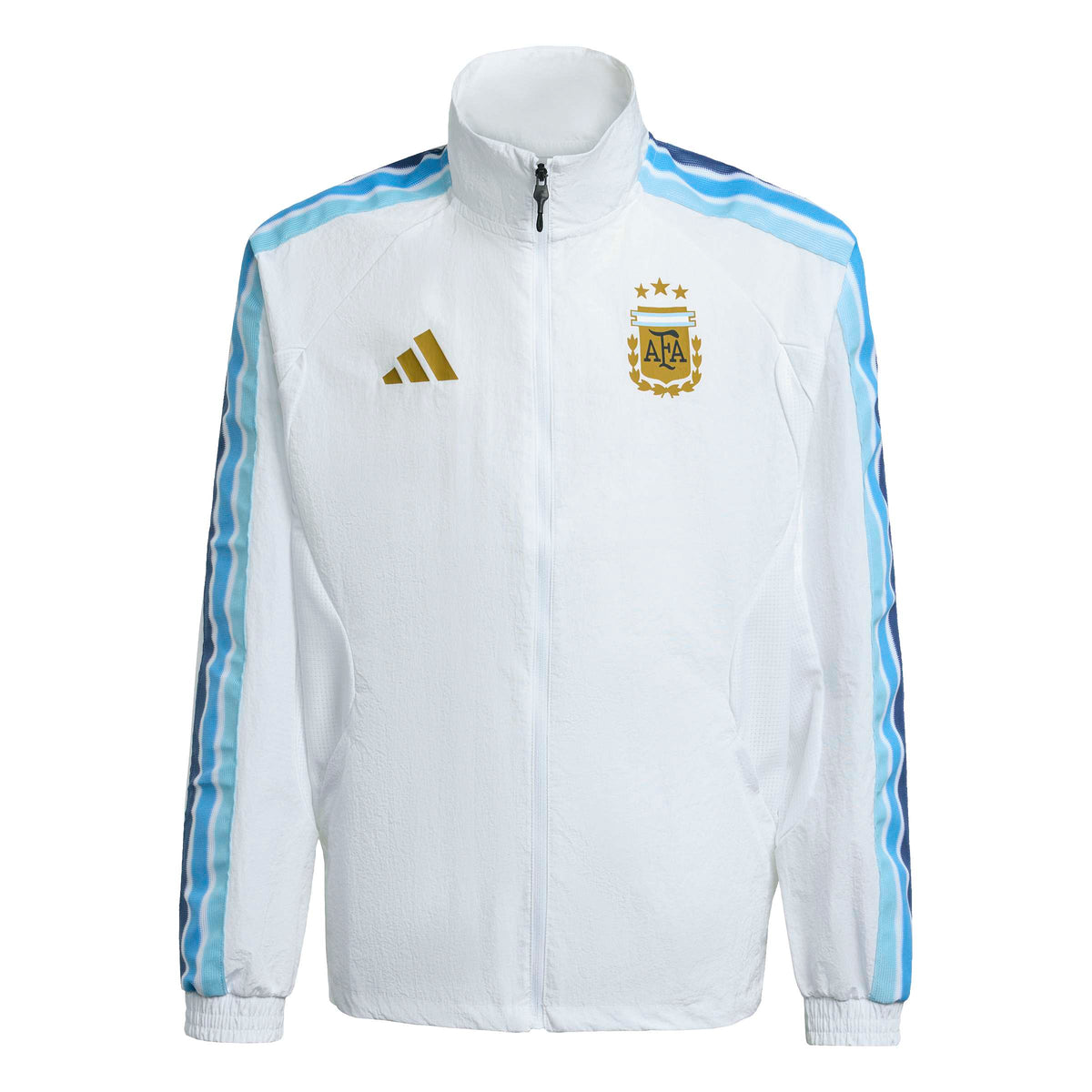 adidas Argentina Home Anthem Jacket Kids product image 1, provided for visual reference and product detail review