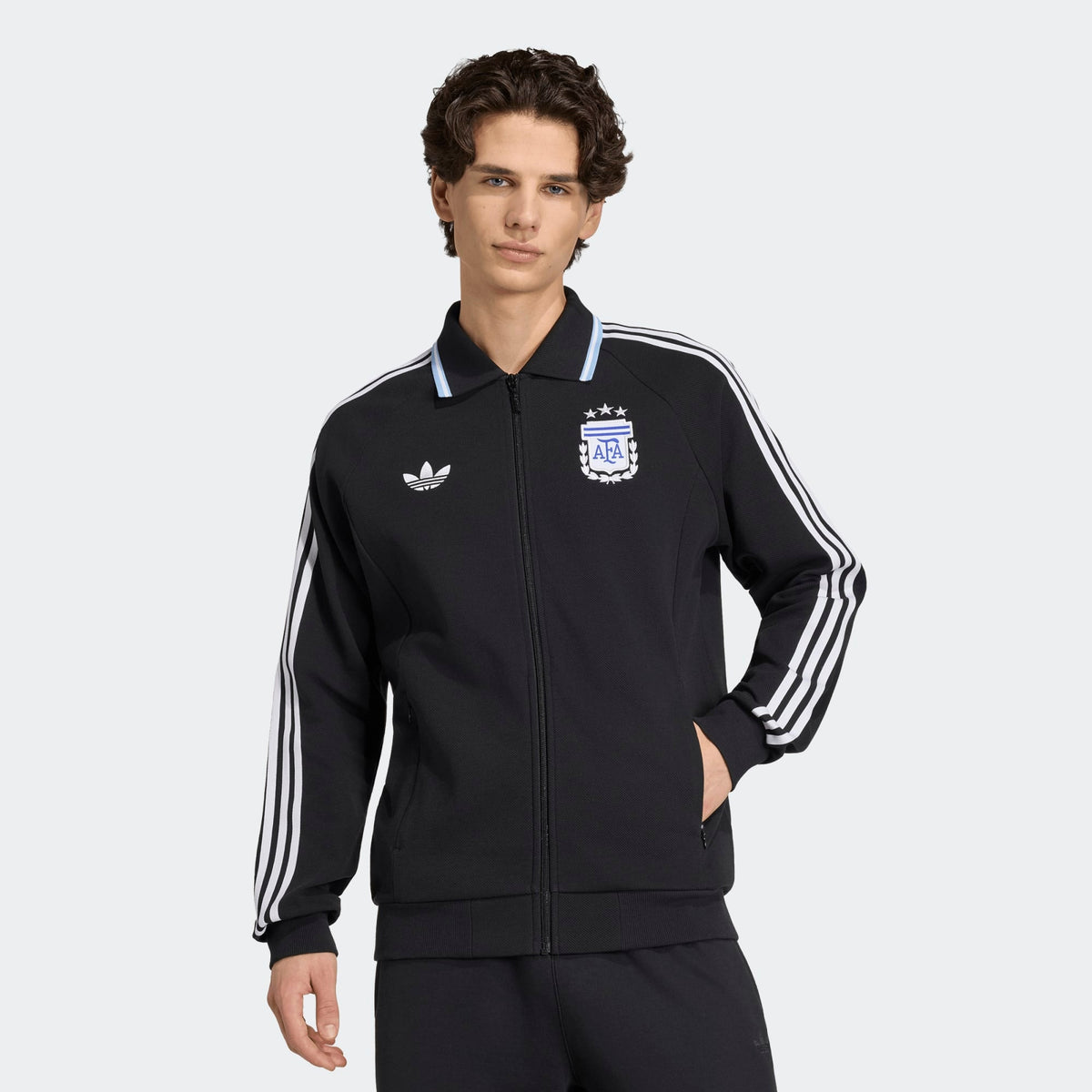 adidas Argentina Away Anthem Jacket product image 1, provided for visual reference and product detail review