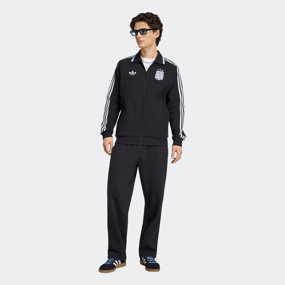 adidas Argentina Away Anthem Jacket product image 3, provided for visual reference and product detail review