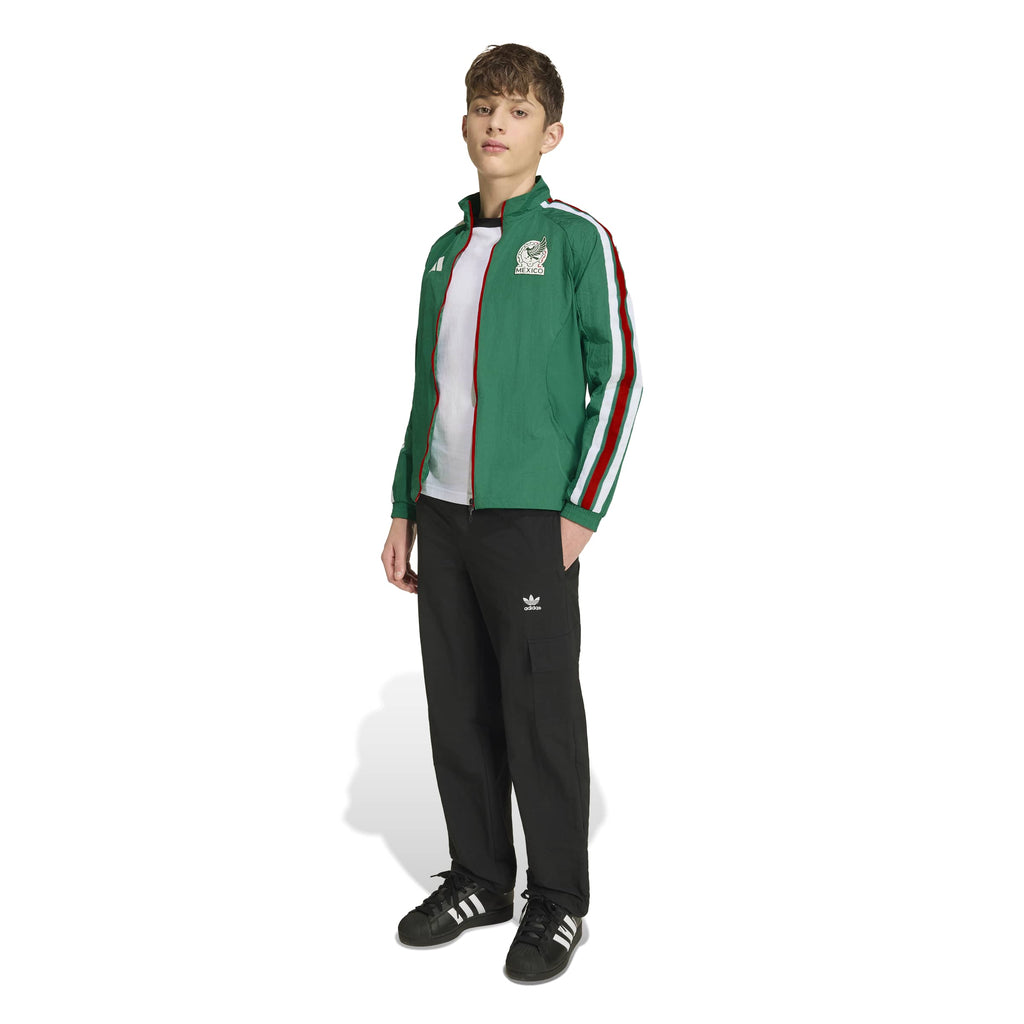 adidas Mexico Home 2026 Anthem Jacket Kids product image 2, provided for visual reference and product detail review