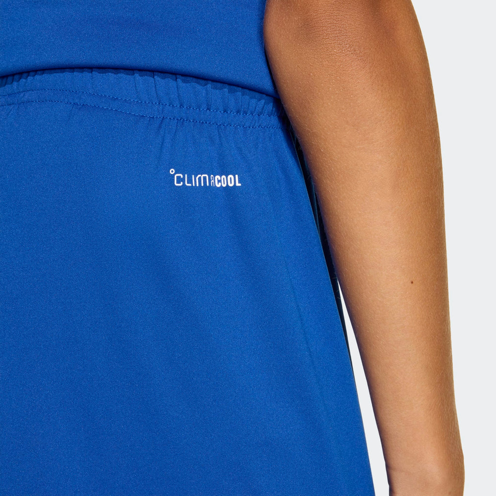 adidas Entrada 26 Short Blue Youth product image 3, provided for visual reference and product detail review