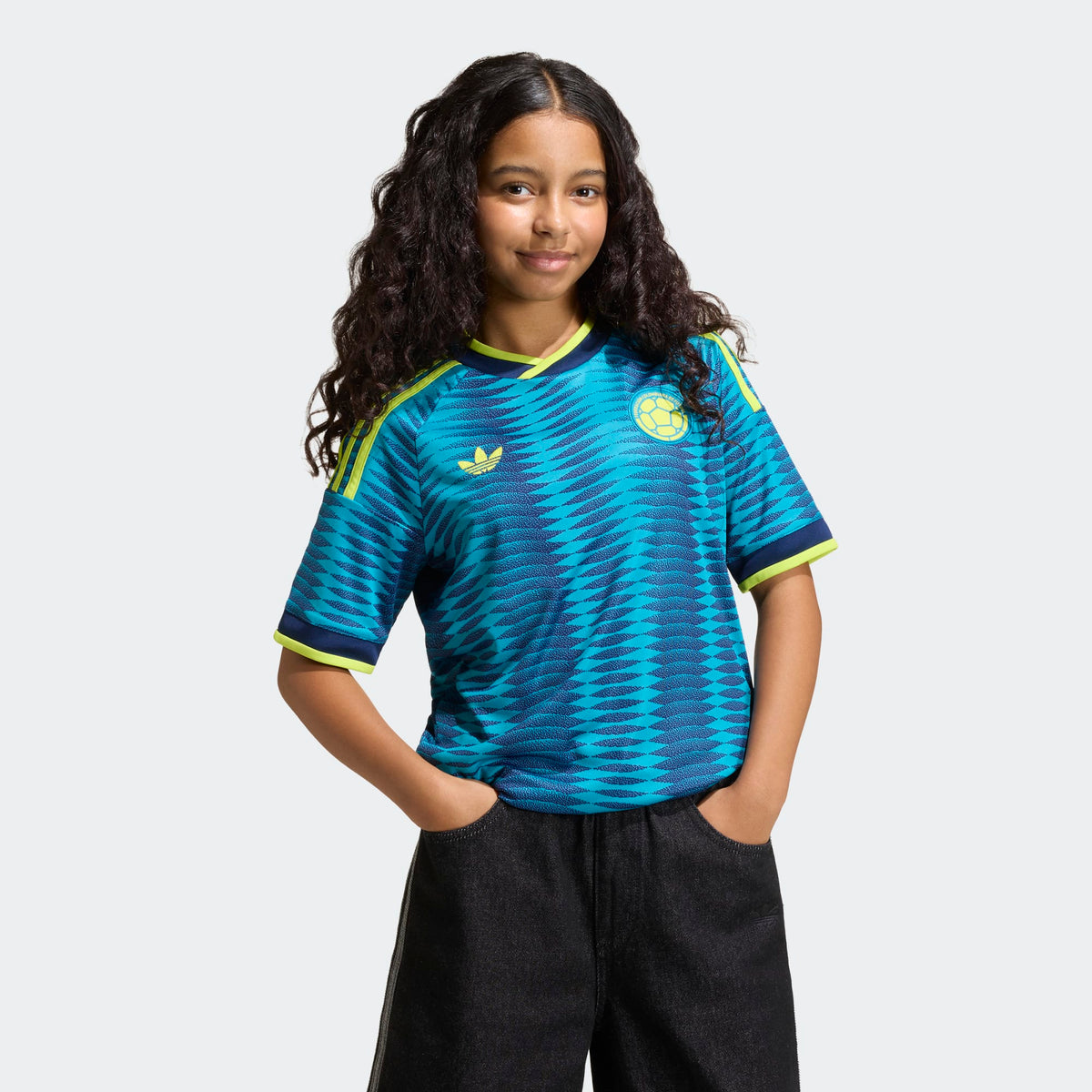 adidas Colombia 26 Away Kids Jersey product image 1, provided for visual reference and product detail review