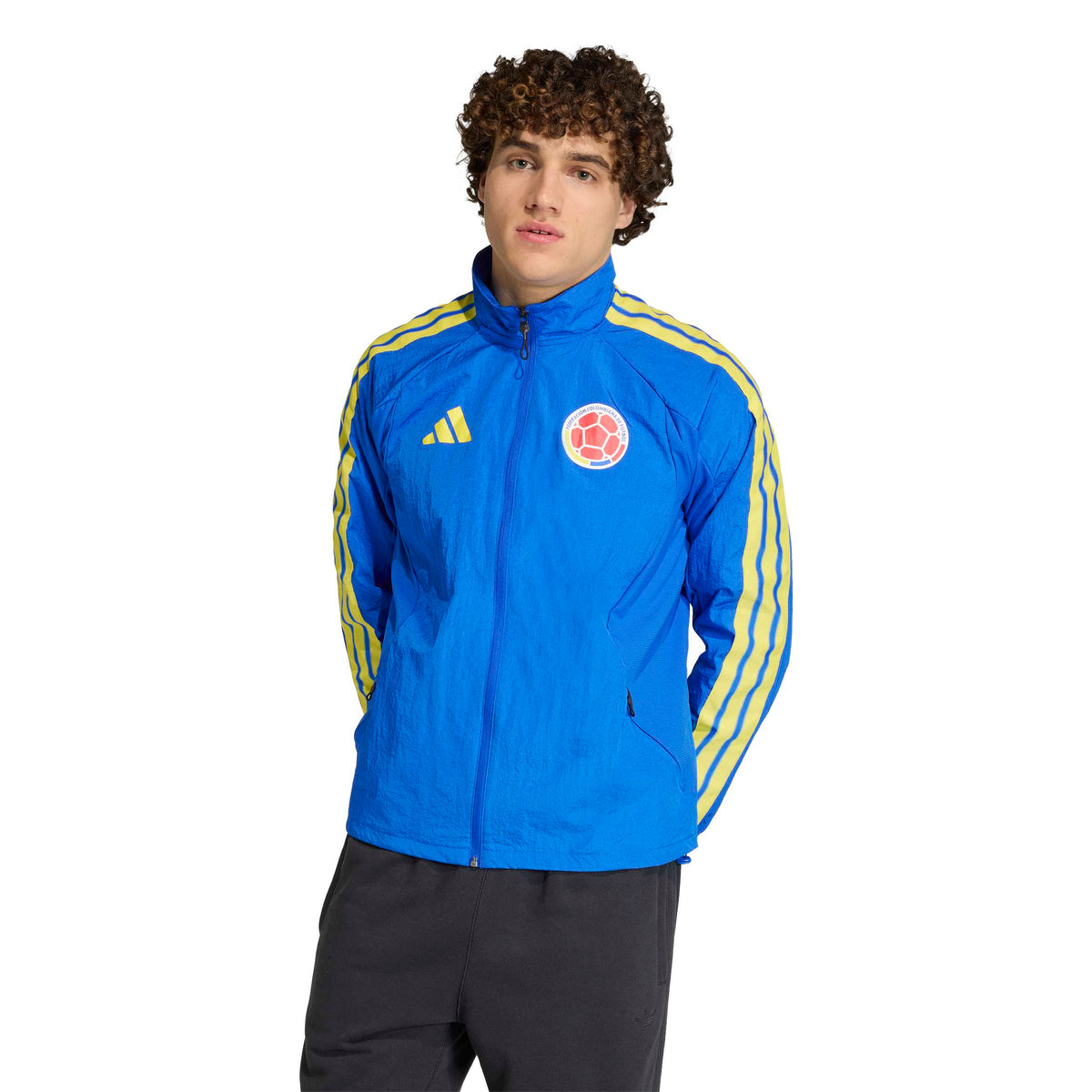 adidas Colombia Home Anthem Jacket product image 1, provided for visual reference and product detail review