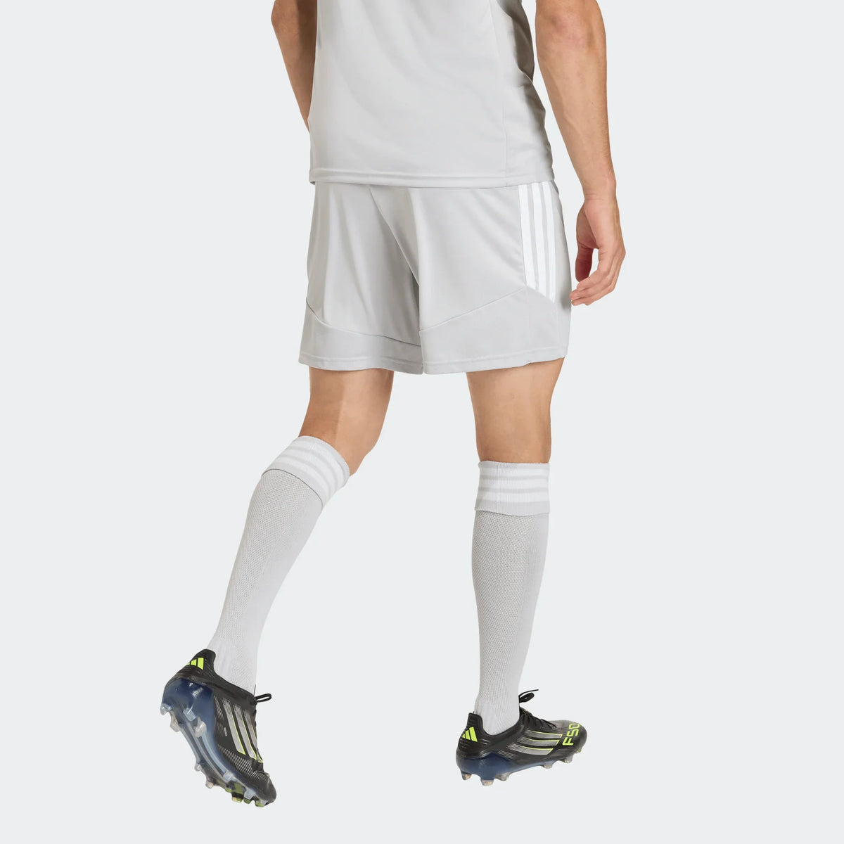 adidas Tiro 26 League Soccer Short Grey/White Men product image 3, provided for visual reference and product detail review