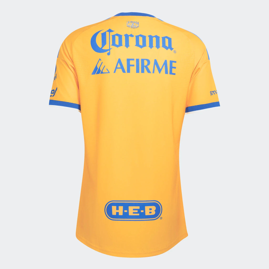 adidas Tigres UANL 26/27 Home Jersey Authentic product image 2, provided for visual reference and product detail review