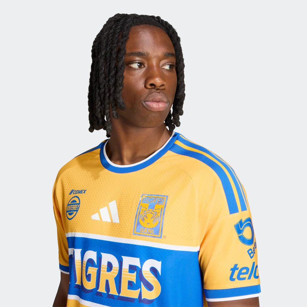 adidas Tigres UANL 26/27 Home Jersey Authentic product image 3, provided for visual reference and product detail review
